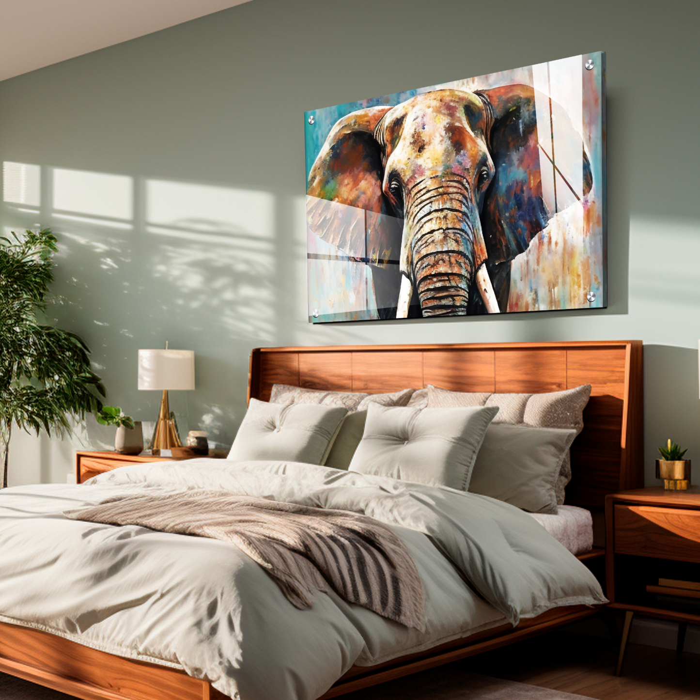 Elephant Luxury Wall Art Vastu Painting