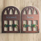 Blessed Home Quote Window Wall Art Set of 2