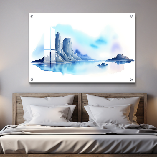 Blue Artistic and Creative  Luxury Wall Art Painting