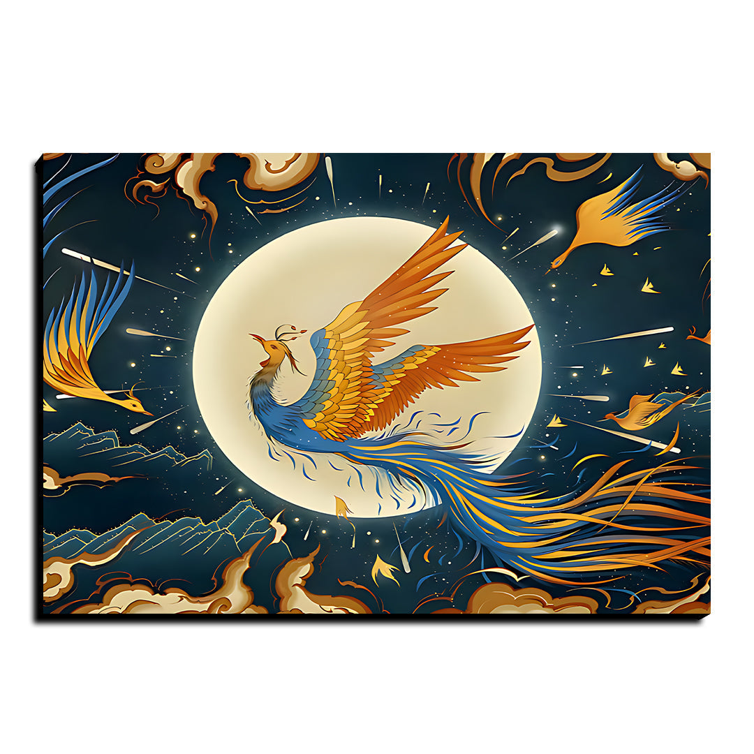 Phoenix Good Luck Wall Art Luxury Painting