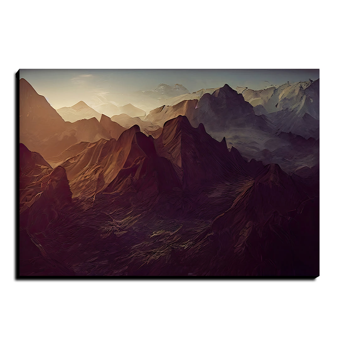 Clam Night Landscape Luxury Wall Art Painting