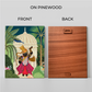 Set of 3 Shrinath Ji Pichwai Cow Wood Print Wall Art