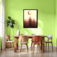 Crescent Moon Ombre Wood Print Wall Art