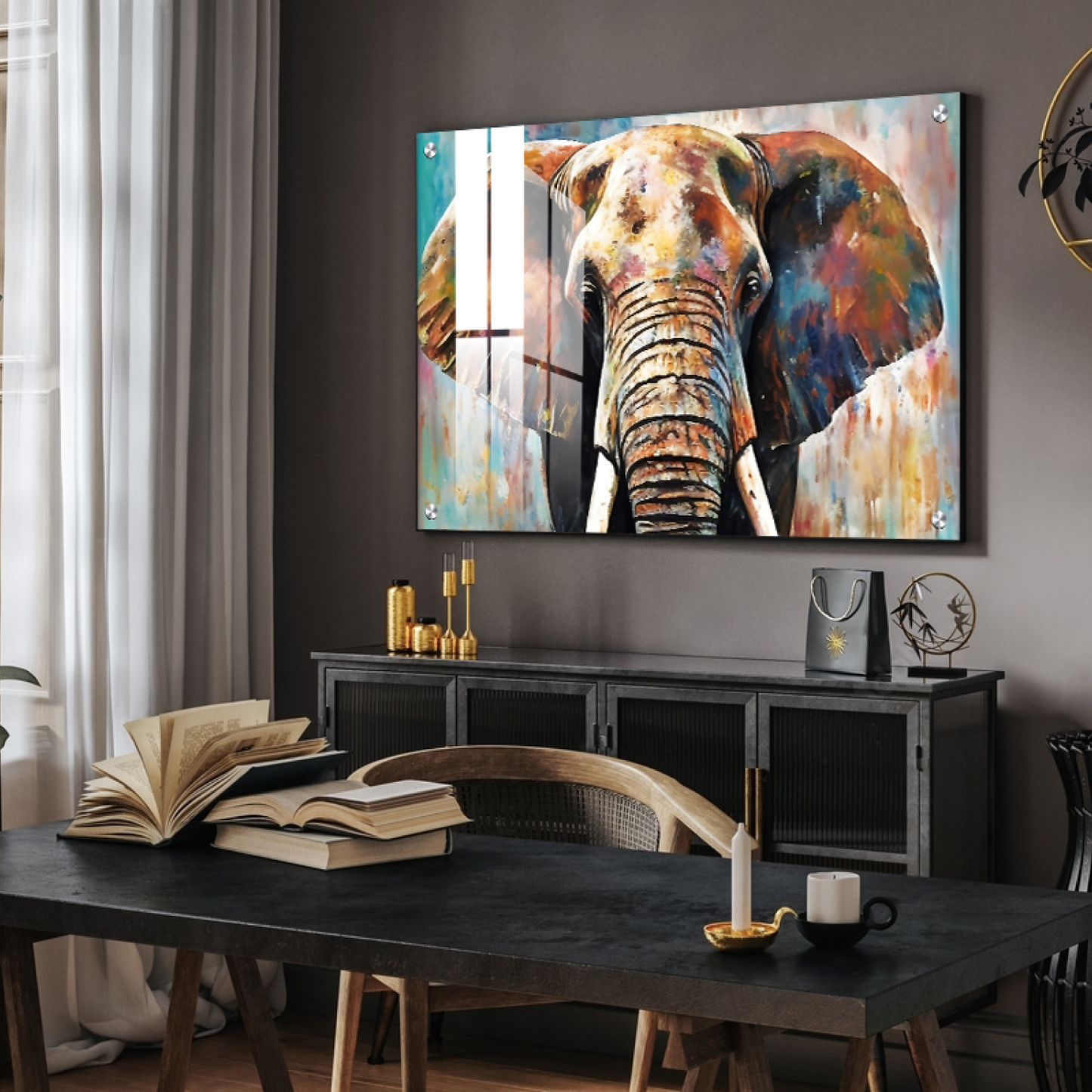 Elephant Luxury Wall Art Vastu Painting