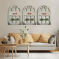 Good Vibes Only Quote Window Wall Art Set of 3