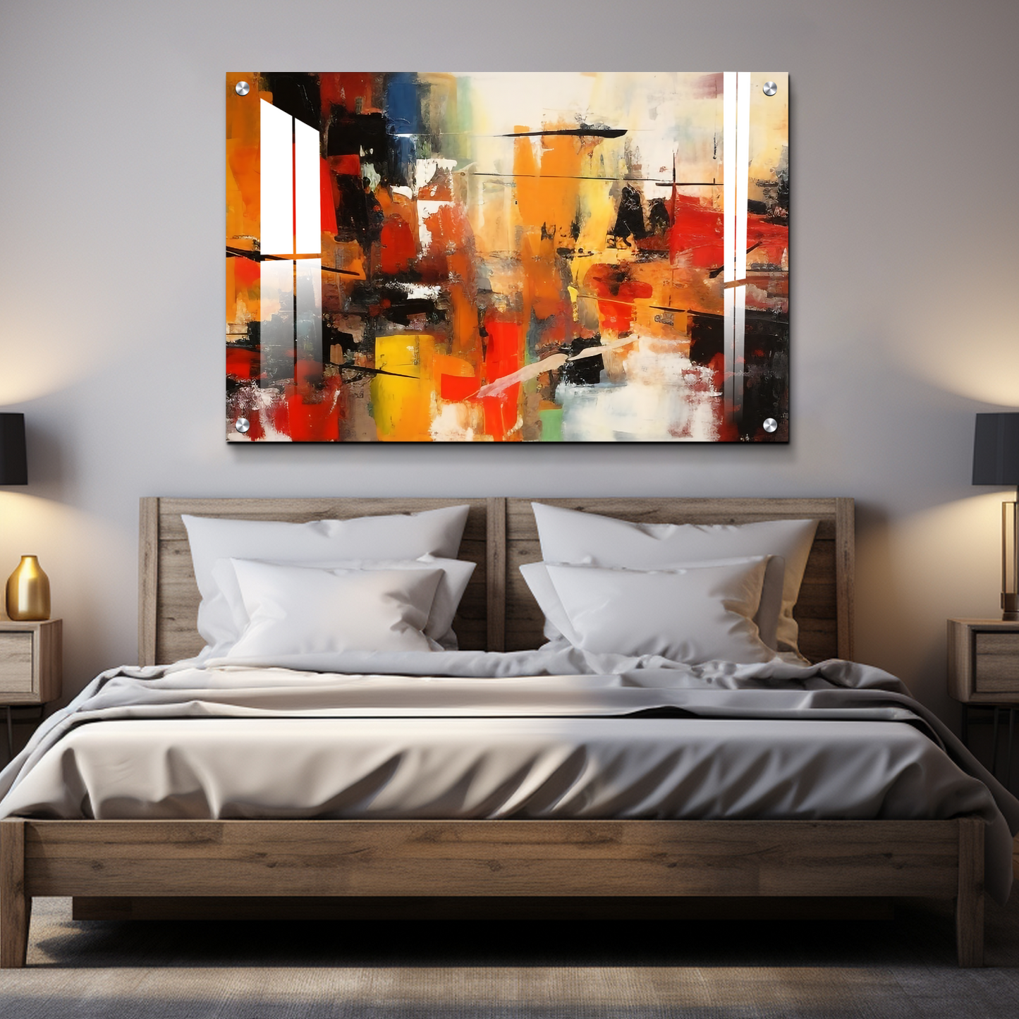 Colorful Abstract Luxury Wall Art Painting
