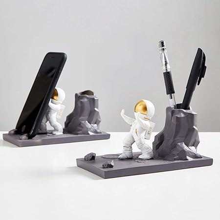Astronaut Shape Mobile Stand with Pen Holder
