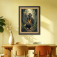 Elephant And Lion Wood Print Wall Art 18x23 Inches