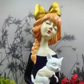 Girl With Cat Decorative Showpiece