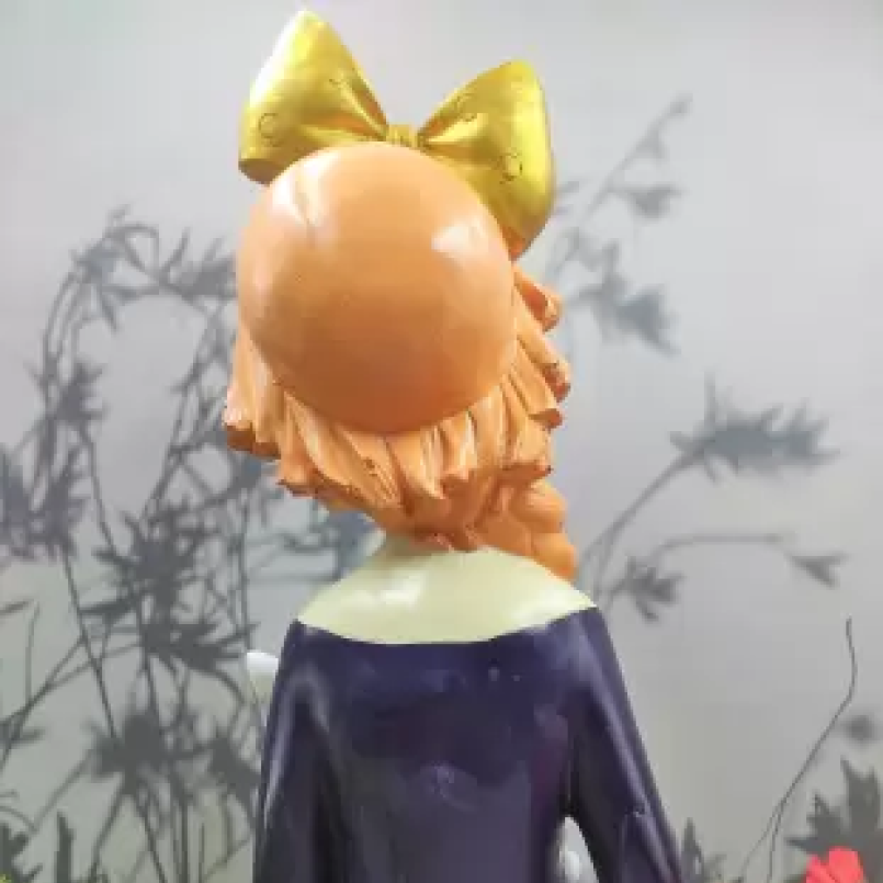 Girl With Cat Decorative Showpiece