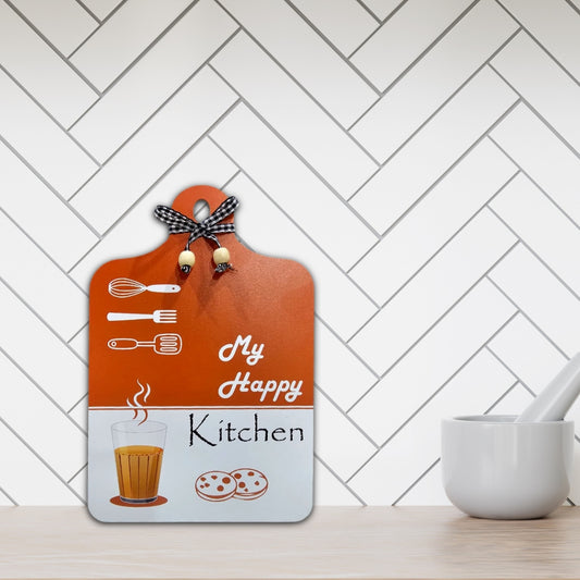 Chalk my Theme  Wooden Wall Hanging and Decorative item (My Happy Kitchen)