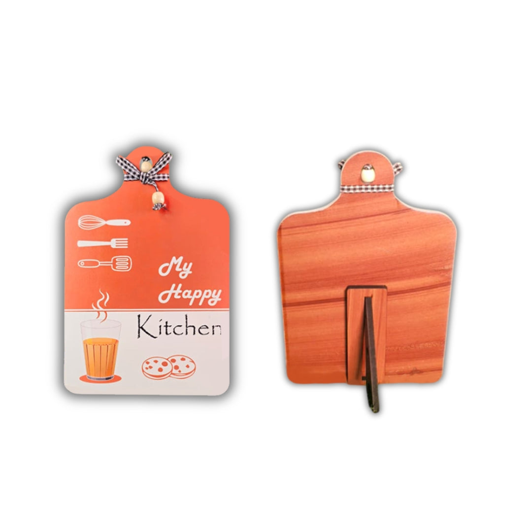 Chalk my Theme  Wooden Wall Hanging and Decorative item (My Happy Kitchen)