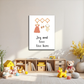 Joy and Love Live Here Wood Print Wall Art