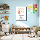 Joy and Love Live Here Wood Print Wall Art