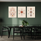 Hamsa Evil Eye Protector Wood Print Wall Art Set of 3