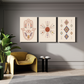 Hamsa Evil Eye Protector Wood Print Wall Art Set of 3
