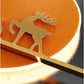 Moon Deer 3D Lamp Metal Wall Art