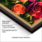 A Bouquet of Roses Wood Print Wall Art 23x17.5 Inches