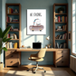 Be Strong Wood Print Wall Art