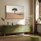 Tree In Desert Motivational Positive Luxury Wall Art Painting