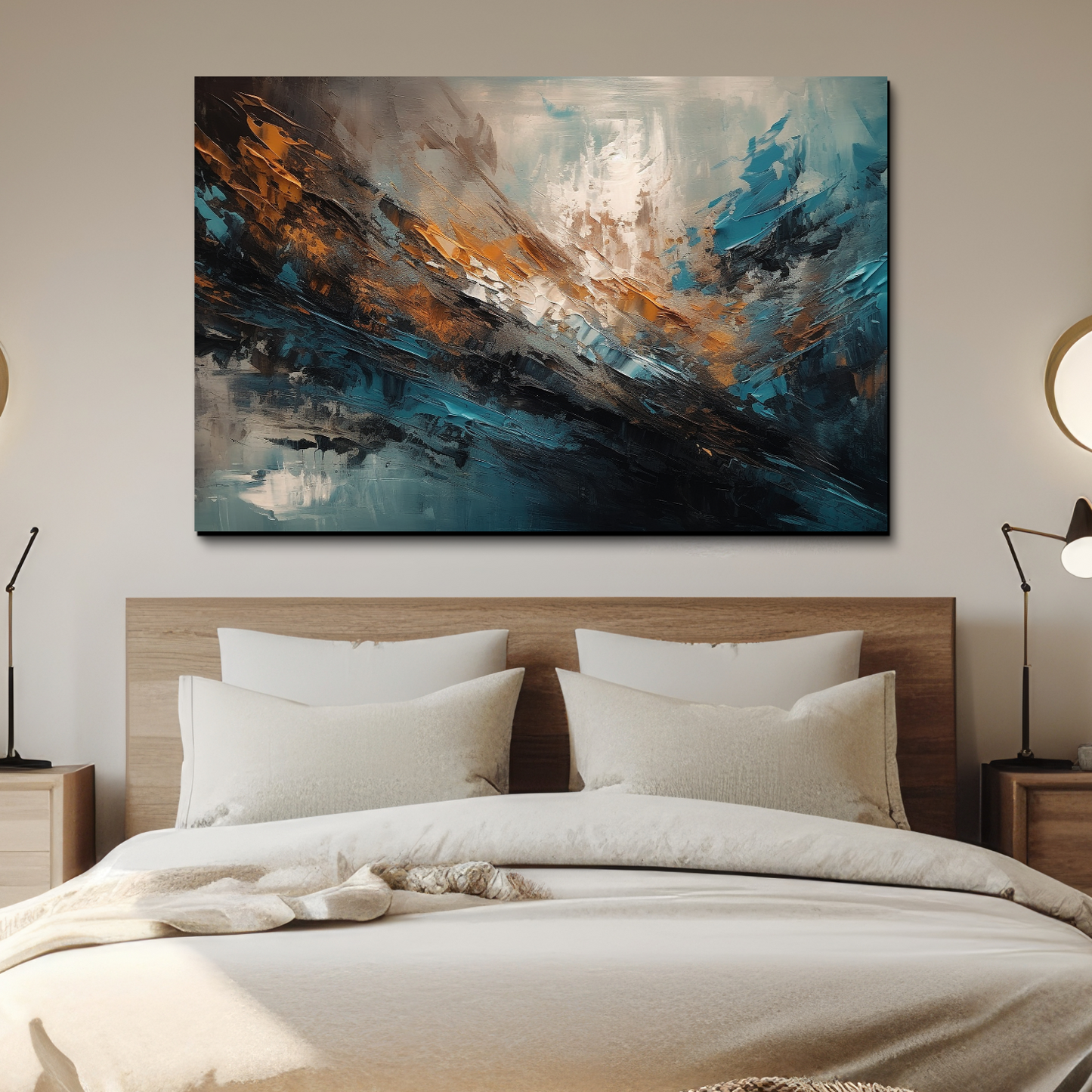 Artistic Colorful  Luxury Wall Art Painting