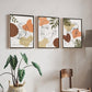 Female Face Boho Wood Print Wall Art Set of 3
