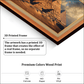 Egyptian Pyramid World Heritage Wood Print Wall Art 23x17.5 Inches