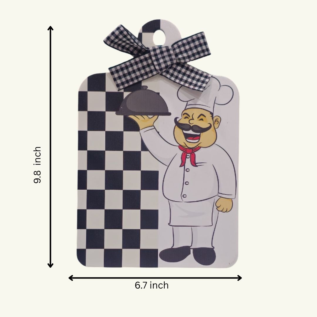 Chef Wooden Wall Hanging and Decorative item