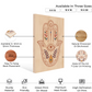 Hamsa Evil Eye Protector Wood Print Wall Art Set of 3