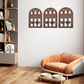 Home Sweet Home Quote Window Wall Art Set of 3