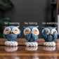 Whimsical Owl Trio Delight Shelf Decor Accents