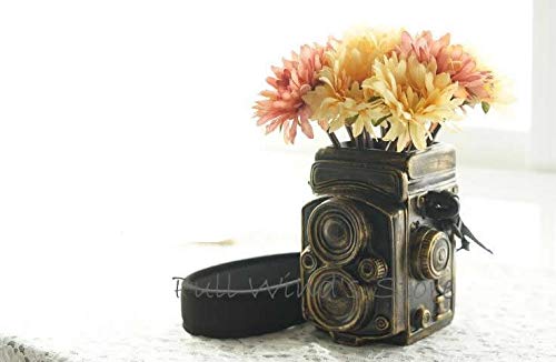 Vintage Camera Style Pen Holder or Vase