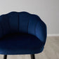 Luxurious Contemporary Velvet Barstool Blue