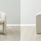 Mid-Century Modern Premium Velvet Armchair Cream