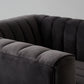 Charcoal Velvet Occasional Chair