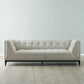3 Seater Modern Fabric Sofa Grey