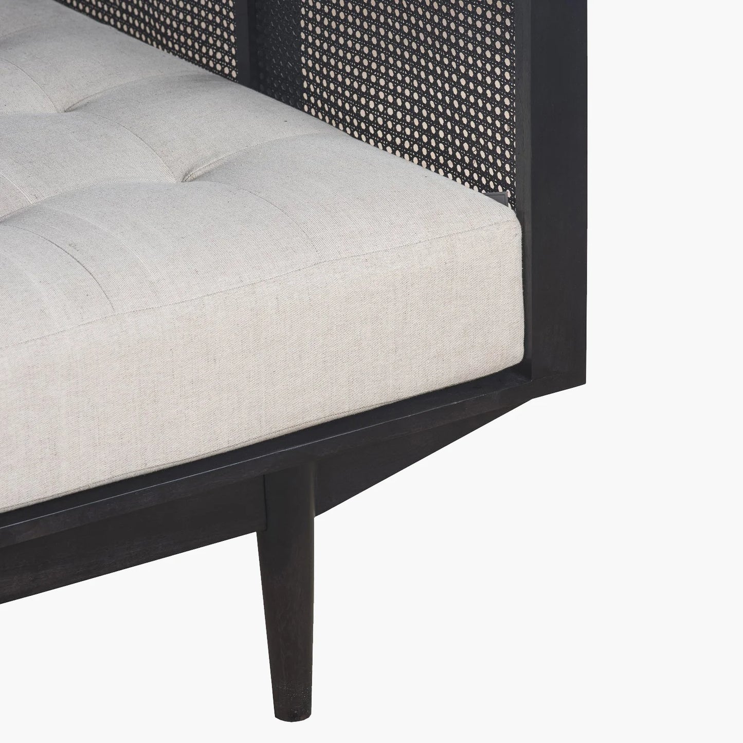 Cane Webbing 3 Seater Sofa
