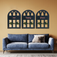 Our Happy Place Quote Window Wall Art Set of 3