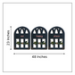 Our Happy Place Quote Window Wall Art Set of 3