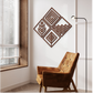 2 in 1 Four Elements Wooden Wall Art Set of 4