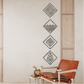 2 in 1 Four Elements Wooden Wall Art Set of 4