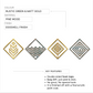 2 in 1 Four Elements Wooden Wall Art Set of 4
