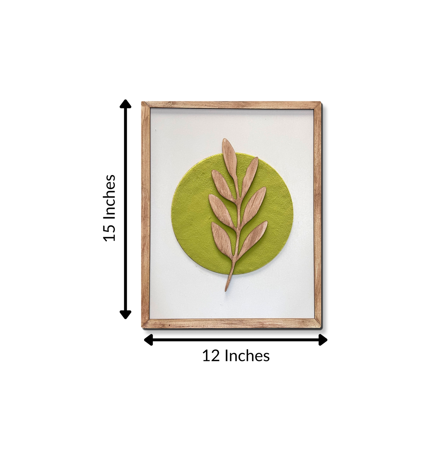 Set of 3 Botanical Modern Wooden Wall Arts 16 Inches x 40 Inches