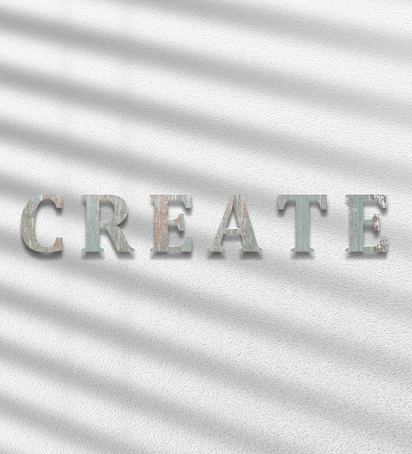 Create 3D Word Wooden Art