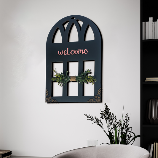 Welcome Window Wall Art