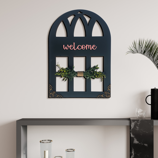 Welcome Window Wall Art