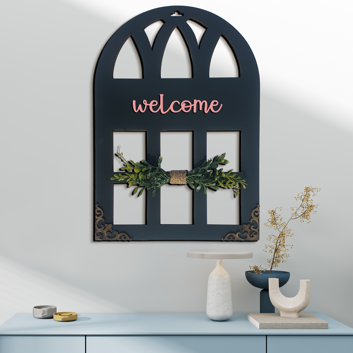 Welcome Window Wall Art