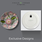 Set of 3 Nature Wall Plates Home Décor