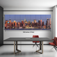 New York City Wood Print Wooden Wall Tiles Set