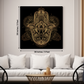 Hamsa Evil Eye Protector Wood Print Wooden Wall Tiles Set